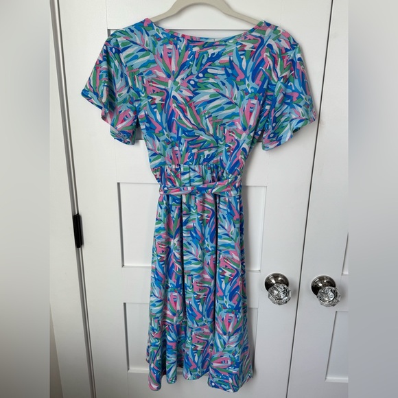 Simply Southern Women’s Tropical Print Dress size medium - Picture 7 of 8